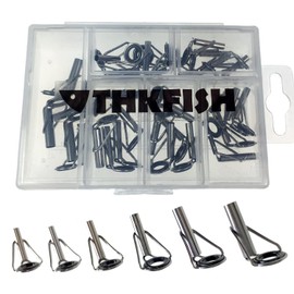 QualyQualy Fishing Rod Tips Repair Kit Ceramic Ring Rod Rebuilding Spinning Casting Fishing Rod Eyes Replacement 3.0mm - 4.5mm 30pcs