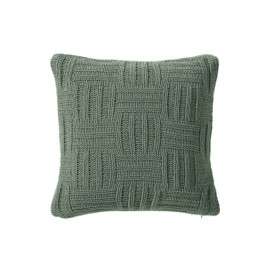 Tommy Bahama Throw Pillow Decorative Pillow with Zipper Enclosure, Super Soft and Cozy Home Decor, Chain Basket Green