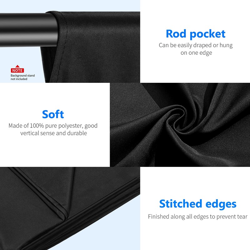 Neewer 1.8 x 2.8 m Professional Photography Studio Backdrop, 100%