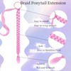 Long Braid Ponytail Extension 24 Inch Long Braided Ponytail Extension
