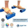 Tumbl Trak Portable Parallette Bars, Blue
