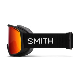 SMITH Unisex Adult Rally Snow Sport Goggle - Black Frame | Red Sol-X Mirror Lens