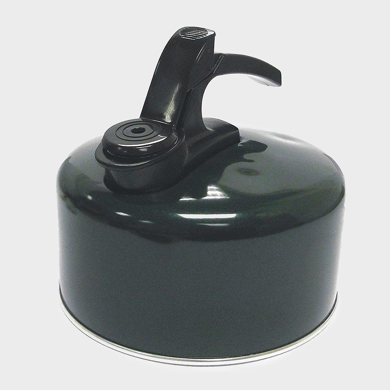 Hi-Gear 2-Litre Aluminium Whistling Kettle (black), Black, One Size