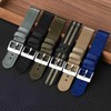 BISONSTRAP Nylon Strap for Men, Two-Piece Military Watch Strap, Quick