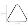 Yardwe Mini Triangle Pool Rack Billiard Ball Triangle Rack Diamond