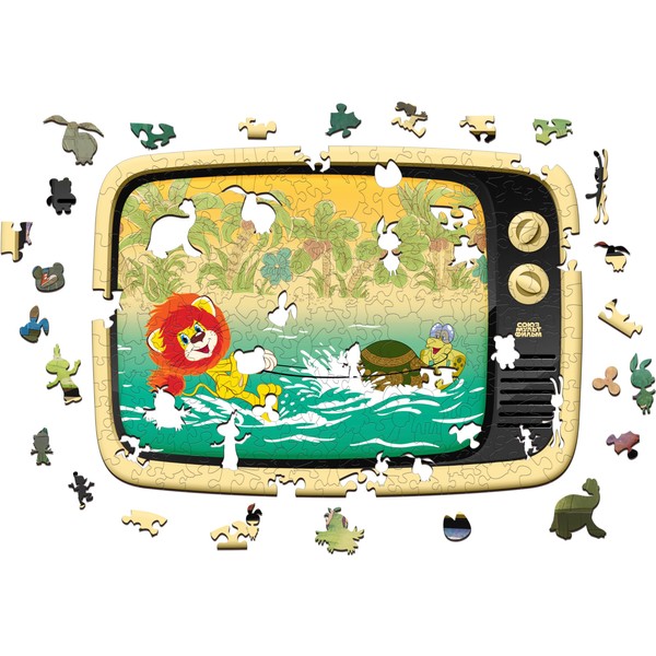 EWA Eco-Wood-Art - SOYUZMULTFILM Puzzle: How The Little Lion and