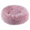 BVAGSS Anxiety Dog Bed, Round Plush Donut Dog Bed Cat
