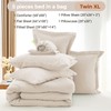 MUXHOMO 5 Pieces Twin XL Comforter Set, Soft Bed in