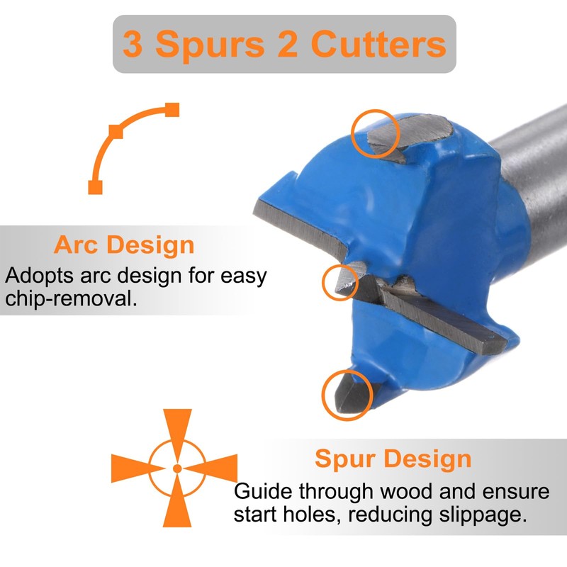 QUARKZMAN Forstner Drill Bit 20 mm (3/4 Inch) Tungsten Carbide
