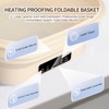 SophRept 11" Silicone Electric Foldable Bread Proofing Basket, Food-Safe Dough