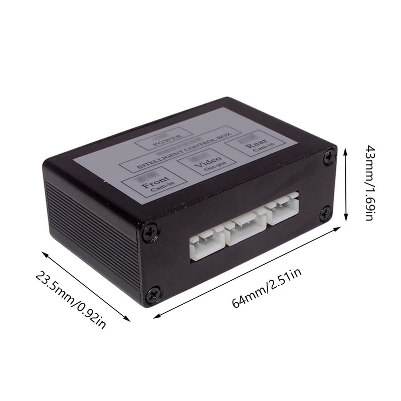 Baceyong ABS Car Camera Video Control Box with Front and