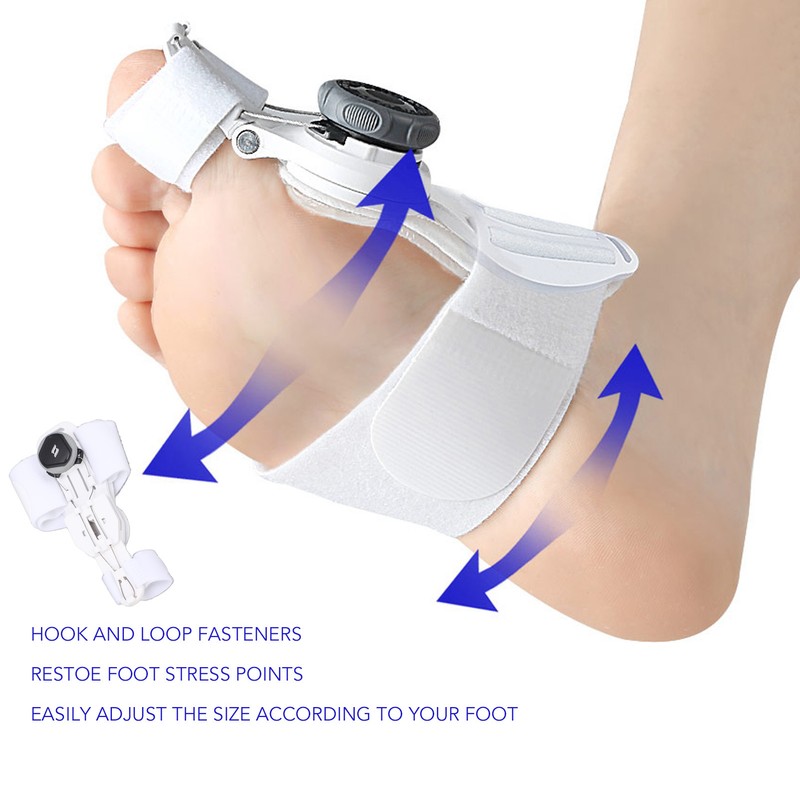 Hallux Valgus Corrector Adjust Degrees Thicken Silicone Prevent Overlapping Thumb