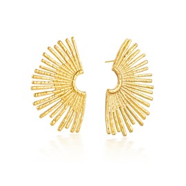 Alofisher Sun Earrings Trendy Gold Statement Earrings for Women