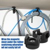 Magnetic Cable Tie Holder, 20 Pieces Magnetic Cable Tie Base,