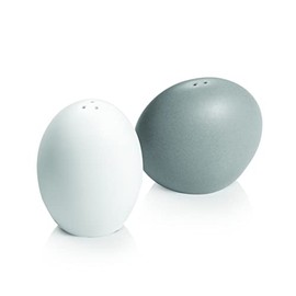 Tescoma - 387320 Fancy Home Stones Pepper Salt Set, Ceramic, White, Grey