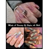 EBANKU 120 Pieces Clear Matte Dual Nail System Mould Acrylic