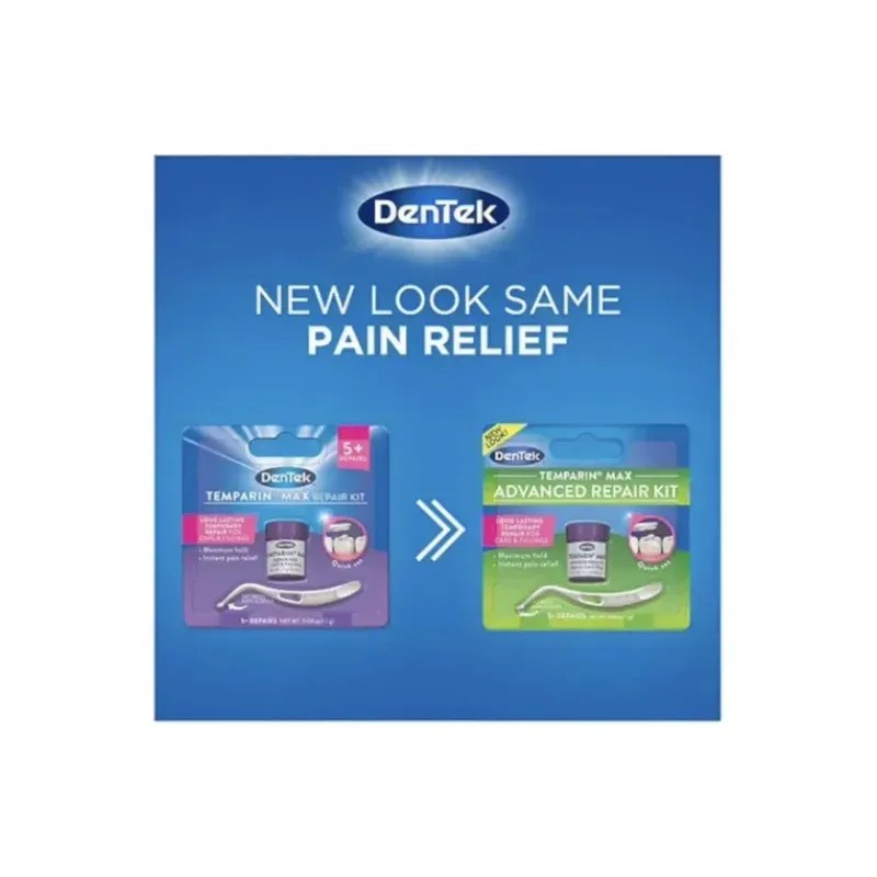 Dentek Maximum Hold Reparador Dentadura Dientes Muelas Pasta