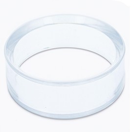 BestPysanky Medium Clear Round Plastic Egg Sphere Stand Holder Display 1.24 Inches Diameter