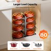 MUDEELA 8-Tier Pots and Pans Organizer under Cabinet, Adjustable Heavy