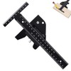 0-210mm Woodworking Multifunctional Marking Ruler, Aluminum Alloy, T-shaped Ruler, Carpentry,