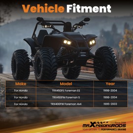 maXpeedingrods Winch Mount Plate for Honda Foreman TRX450FE ES / TRX450FM S 1998-2004 Winch Mount Bracket for TRX400FW 4x4 1995-2003 Winch Mounting Kit