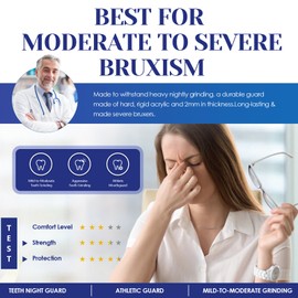 Antischnarchschiene für Anti Schnarch,Schnarchschiene gegen Schnarchen,verbessert die Schlafqualität,für Männer und Frauen zur Verhinderung von Zähneknirschen und Schnar