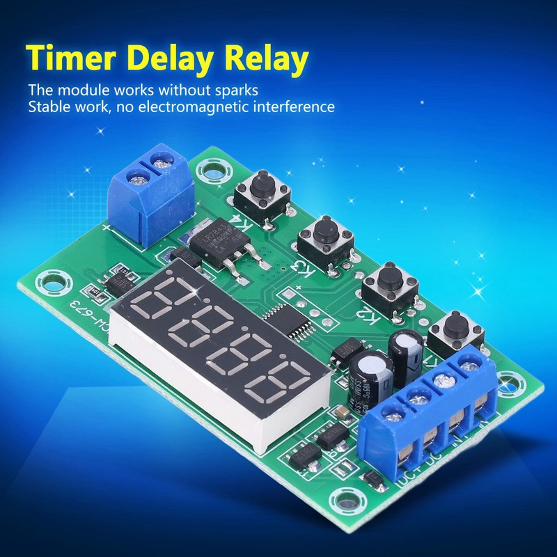 Trigger Cycle Timer Delay Switch Single Channel Circuit Board Power