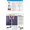 RUNCCI-YUN Pack of 2 Solar Cable Y Plug, Solar Splitter