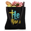 Easter He Is Risen Christian Tote Bag