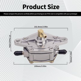 AWSZH Fuel Pump Replacement for Suzuki ALT50 ALT185 ALT125 LTF230 LT250EF/LT230G E/LT185/LT125/ LT300E/LT-4WD/LT-F4WD QuadRunner LT-F4WDX KingQuad 250 LT-F300F # 15100-19B10-000 15100-18900-000