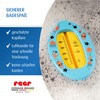 reer Oval Baby Bath Thermometer, Child-Safe Bath Thermometer, Optimal Bath