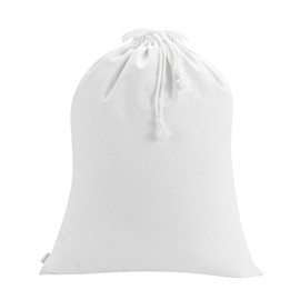 EZEKMAF Large Cotton Dustproof Bag,Dust Cover Protector for Handbag Purse Shoe Dress Sleeping Bags, Drawstring Breathable Laundry Storage Sack, Travel Home College Dorm, Washable, Off White, off White, L