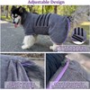 Bibykivn Dog Bathrobe, Adjustable Tightness Dog Bathrobe with Velcro Fastening,