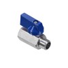PATIKIL 1/4 NPT Brass Mini Ball Valve, 1 Pack NPT