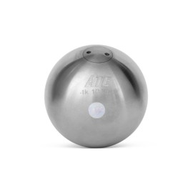 4THROWS ATE Stainless Steel Competition Shot Put with Lead Core – World Athletics Certified Track and Field Throwing Equipment – Precision Balanced for Consistent Performance - (4KG - 104MM)