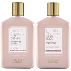 AlfaParf - Champú y acondicionador de mantenimiento Lisse Design DUO, 2 unidades de 8.45 onzas