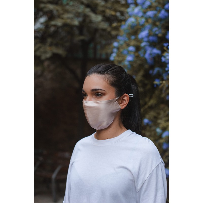 Habac Studio- 100% Mulberry Silk Face Mask, Face Masks Washable
