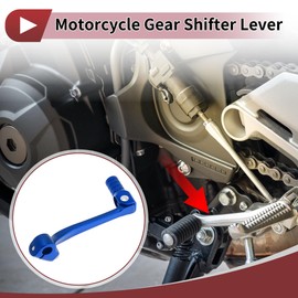 INFINAUTO Folding Motorcycle Gear Shifter Lever for Honda CRF110F 2013-2018 Aluminum Alloy Pedal Shift Lever Arm Blue
