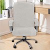 Velvet Office Chair Cover with Arm Covers Stretch Computer Desk