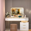 Hasipu Vanity Mirror with Lights, 28" x 20" LED Makeup