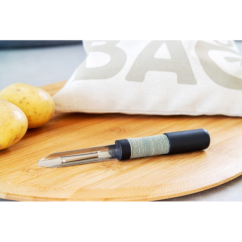 KitchenCraft Traditional Lancashire Potato Peeler, Plastic / Stainless Steel Peeler