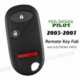 KeylessAutoParts NHVWB1U521 for Honda Pilot 2003 2004 2005 2006 2007 Remote Key Fob NHVWB1U523
