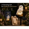 Solar Owl Garden Light for Outdoor Décor – IP65 Waterproof