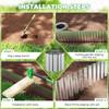 HIRALIY Corrugated Metal Silver Garden Edging 6" x 20Ft, Landscape