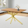 ACNAO Modern Table Base, 47.3 * 29in Metal Dinning Table