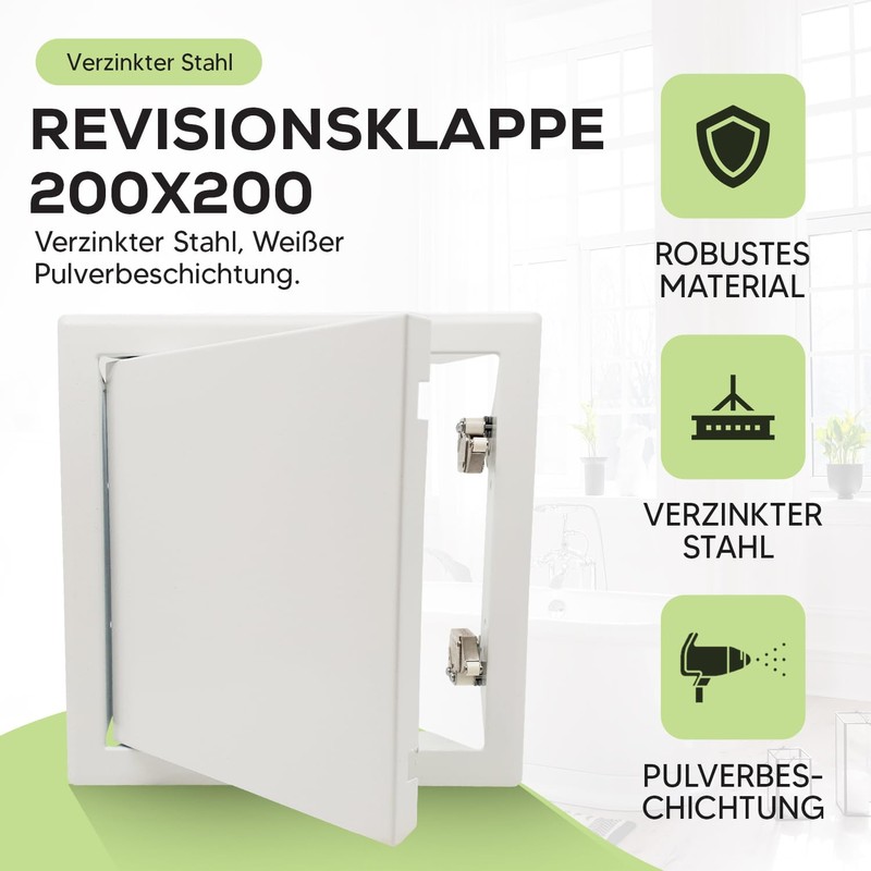 Inspection Flap 20 x 20 cm with Snap Lock Premium