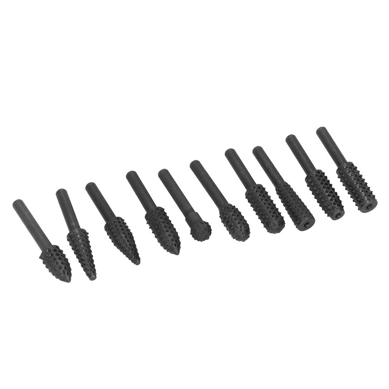 10Pcs Carving Bit Set Electric Rotatable Efficient Multifunctional Grinding Head
