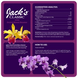 Jack's Classic 3-9-6 Orchid Bloom Booster Liquid Plant Food with Micronutrients, 8 fl. oz.