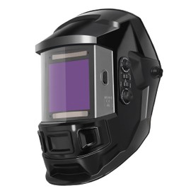 GOL-SIV Auto Darkening Welding Helmet,True Color,3.94"×3.82"Large Viewing Screen,Solar&Battery Power,4 Arc Sensor, Wide Shade DIN5/9～13 for TIG,MIG,Grinding