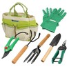 Gartenwerkzeug Set 7-TLG. Gartengeräte mit Aufbewahrungstasche, Garten Werkzeuge mit Blumenschere,